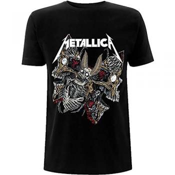 Metallica T-Shirt Skull Moth schwarz Herren S bis XXL
