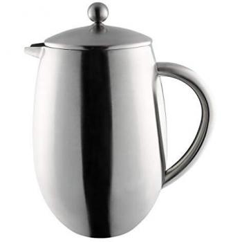 Cafe Ole 8‑Cup Bellied Double‑Wall Stainless Coffee Maker