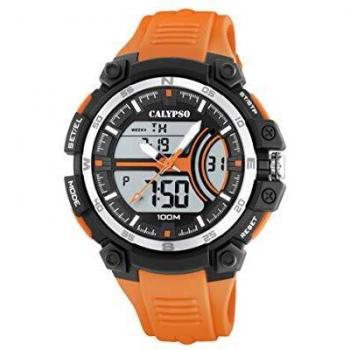 Reloj Digital Calypso K5779/1 Negro Naranja