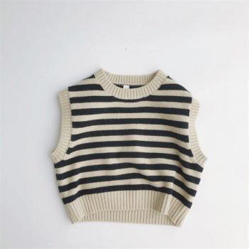Suéter Sin Mangas para Niños y Niñas, Ropa de Primavera y Otoño