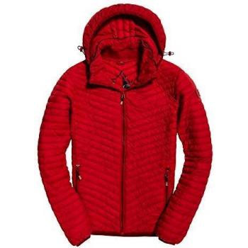 Superdry Uomo Vintage Fuji Jacket, Rosso, Taglia M
