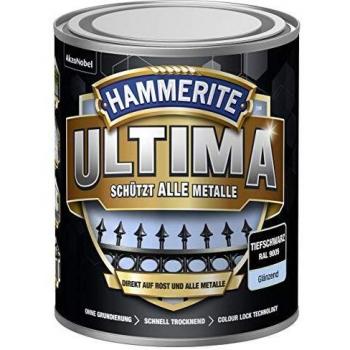 750ml Hammerite ULTIMA MSL glz. Tiefschwarz