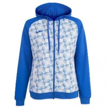 Chaqueta Joma Supernova III con capucha mujer/niña royal blanco