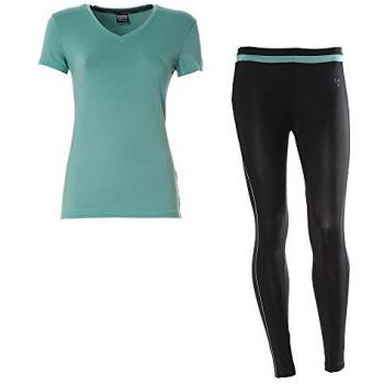 Freddy Wrups7d1 Sportswear Set – Grey/Green, Medium for Women