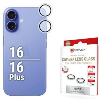 E.V.I. DISPLEX Objektivschutzglas für iPhone 16/16 Plus