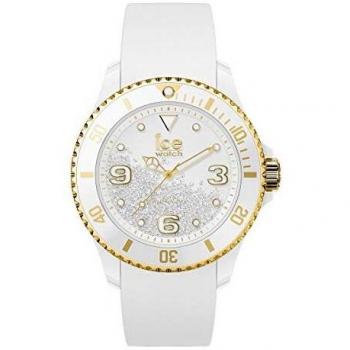 Ice-Watch - ICE crystal White Gold - Damen-Silikonarmbanduhr - 017247