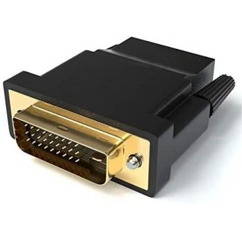 Adattatore HDMI DVI, Connettore Femmina a Maschio, Convertitore HDTV 4K Ultra HD