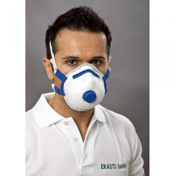 EKASTU Sekur Mandil Soft V 412 084 Feinstaubmaske mit Ventil FFP2 5 St