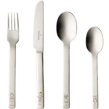 Posate bambini Villeroy & Boch - Set 4 pezzi in acciaio inox