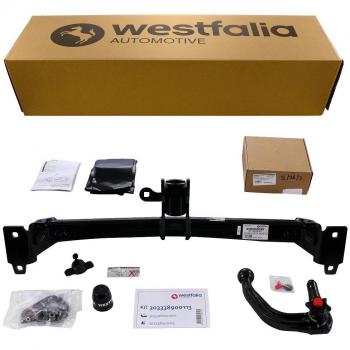 WESTFALIA Automotive Detachable Swan Neck Towbar for BMW 5 Series Touring (F11) (03/2010-07/2013) - Includes 13pin Vehicle Specific Wiring Kit