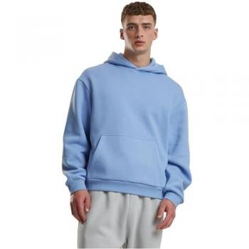 Urban Classics Men's Fluffy Hoodie in Powder Blue L