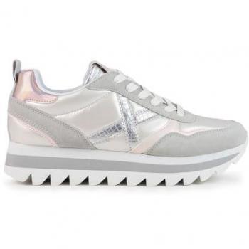 Zapatillas Munich Ripple gris blanco mujer - 37