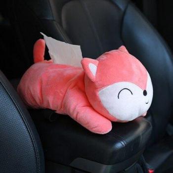 Car Armrest Tissue Box