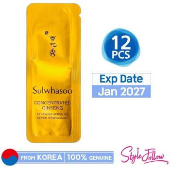 Sulwhasoo Concentrated Ginseng Renewal Serum Mini Sachet – 12×1 mL (12 mL)