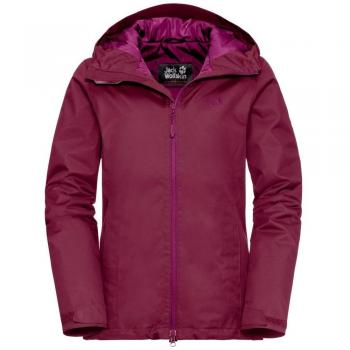 CHAQUETA JACK WOLFSKIN MUJER CHILLY MORNING DARK RUBY (X-LARGE)