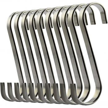 10-Pack Stainless Steel Kitchen Hooks