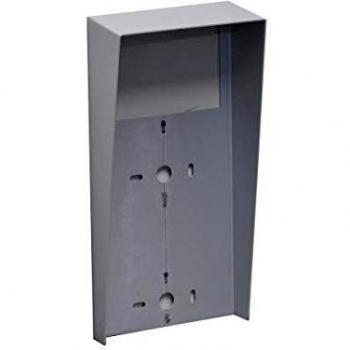 Wantec Monolith B Wetterschutzdach für 1-4 Tasten mit Telefon, Grau