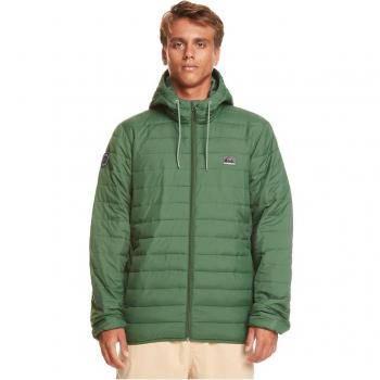 Quiksilver Giacca di Transizione Scaly Hood Jckt EQYJK04008 Verde Regular Fit