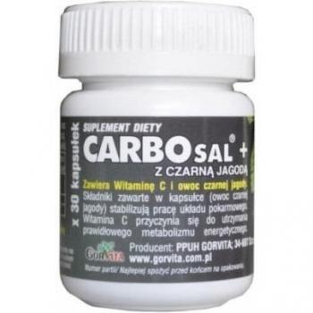 Carbosal Plus z jagodą czarną 30 kapsułek