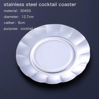 Silver-Gold Cocktail Coaster