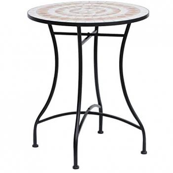 Ceramic Mosaic Garden Side Table