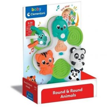 Juego de Ventosa para Trona, Animales Divertidos de Clementoni