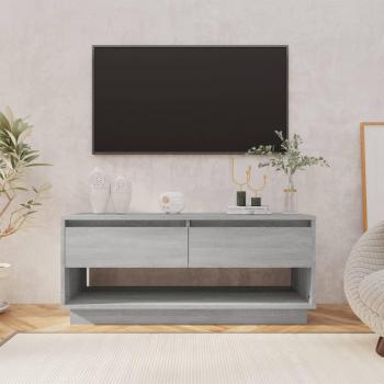 Mueble para televisor gris Sonoma de vidaXL, medidas 102x41x44 cm, elaborado en aglomerado