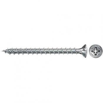 Power‑Fast II 670127 – Vite per truciolare 3,5 × 18 mm a croce Pozidriv, zincato (500 pezzi)