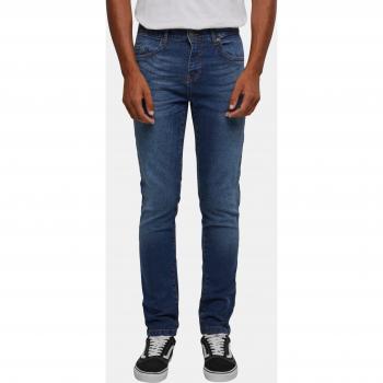 Jeans Slim Fit Uomo Urban Classics Blu Scuro Heavy Ounce W30L31
