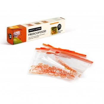 Buste per alimenti FrescoFood - medium - 24 x 27,5 cm - Perfetto - conf. 15 pezzi