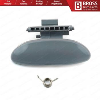 Bross Auto Parts BDP987 Gray Glove Box Lid Handle Button Opener for Citroen Elysee C2 C3 Peugeot 301