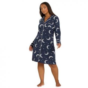 Nuit d’Étoiles Bleu Doux Boutonnée Yours Curve