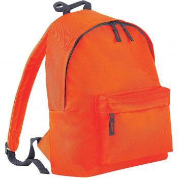 Stylish Backpack (18 Litres) - Orange/Graphite Grey