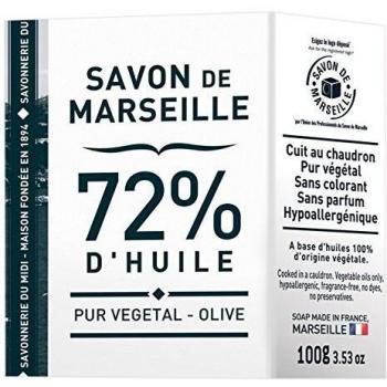 Savonnette de Marseille vert à l'huile d'olive - 100g - La Corvette