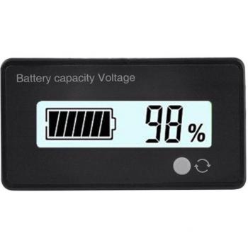 Voltmètre universel 8-100V avec affichage LCD rétro-éclairé