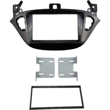 Fascia de Radio para Opel Corsa E y Adam - Panel Negro