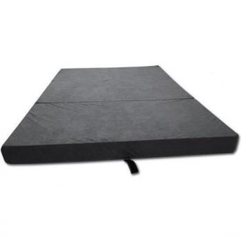 Matelas de camping gris pliable 200x80x10 cm