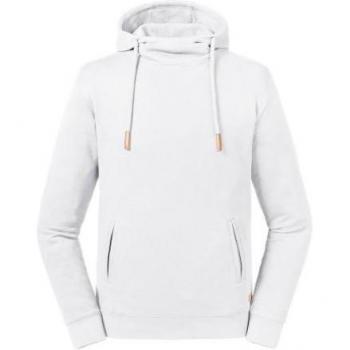 Russell Pure Organic High Collar Hooded Sweatshirt