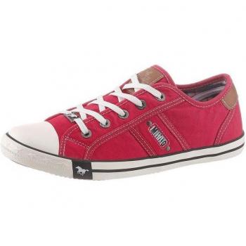 Mustang Low Top Sneaker für Damen - Rot