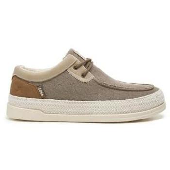 Lois 61385 Zapatillas de Lona Hombre Beige con Cordón