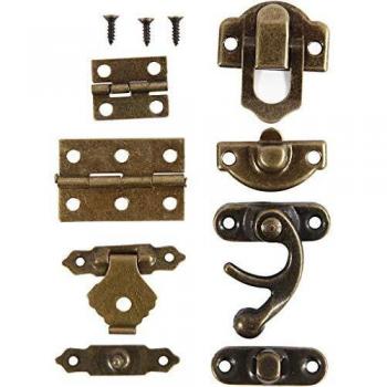 Ferrures miniatures or antique 15 jeux Creotime