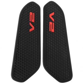 Calcomanías de agarre para rodillas de motocicleta, modelo Streetfighter V2 y Panigale V2 2020, negro