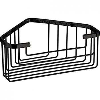 Support de savon d'angle Gedy 2483 fil noir