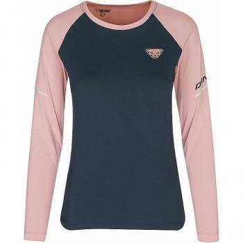 Dynafit ALPINE PRO L/S Damen Laufshirt rosa Gr. 34