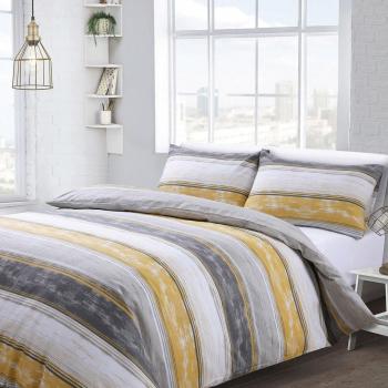 Brooklyn Stripe Cotton Rich Duvet Cover Set