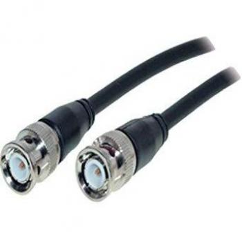 S/CONN maximum connectivity Audio/ Video BNC Kabel-BNC Stecker auf BNC Stecker, RG 59, 75 OHM, 1,0m (77601)