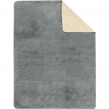 Erwin Müller Wohndecke “Matera” – Baumwollmischung Uni‑Grün – 120 × 200 cm