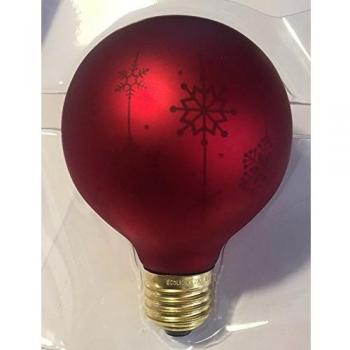 Ampoule Décorative E27 LED 0.5W G80 360° - Rouge Daim