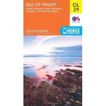 OS Explorer OL29 Isle of Wight (OS Explorer Map Active) by Ordnance Survey Book