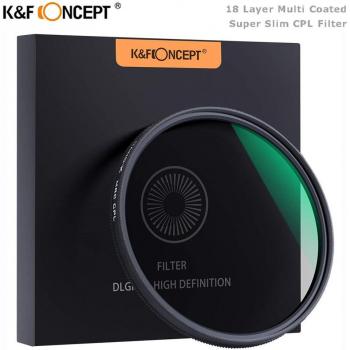 Filtro Polarizador Circular Nano‑X Slim K & F – 58mm